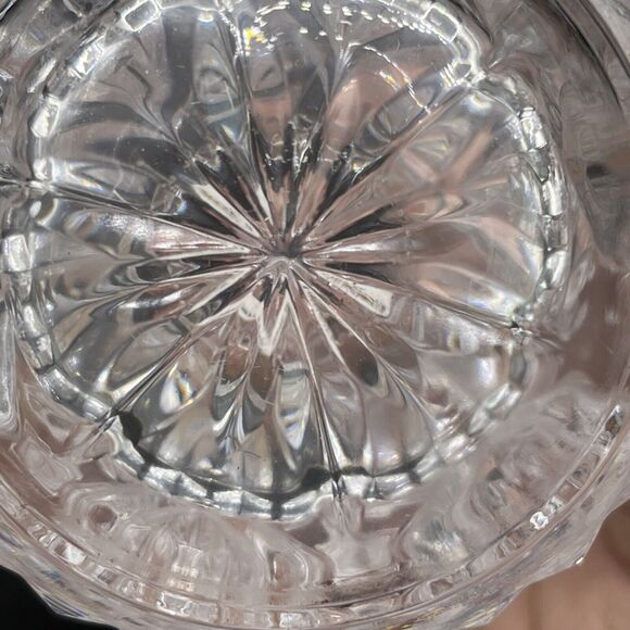 J G Durand Cristal France Crystal Covered Sugar and Creamer Set of 2 - Picture 4 of 8